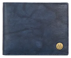 WILDHORN Wildhorn India Blue Antique Leather Men's Wallet (WH2050)-thumb3