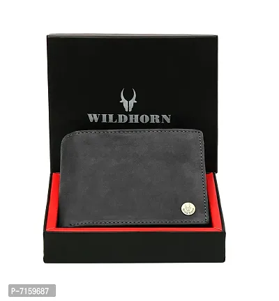 WILDHORN Wildhorn India Grey Hunter Leather Men's Wallet (WH2050)-thumb2