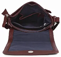 WILDHORN Leather 8.5 inch Sling Messenger Bag for Men I Multipurpose Crossbody Bag I Travel Bag with Adjustable Strap I DIMENSION: L- 8.5inch H- 10.5inch W- 3inch-thumb4