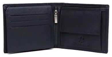 WILDHORN Blue Leather Wallet for Men I Everyday Wallet-thumb4