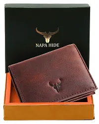 NAPA HIDE Men's Leather Wallet (Brown, Crackle)-thumb4