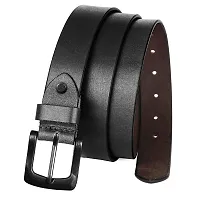 WILDHORN Leather Belt Wallet Combo for Men | Leather Gift Hamper I Gifts for Men (Free Size, Black 2)-thumb1