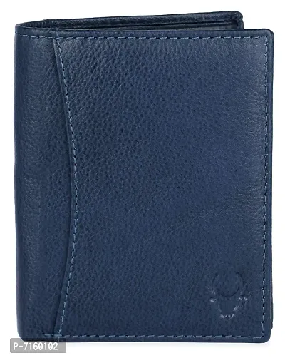 WildHorn Men's Top Grain Portrait Leather Ultra Strong Stitching Handcrafted RFID Blocking Wallet with 2 Transparent ID Windows Slots, 11 Card Slots and Zip Compartment