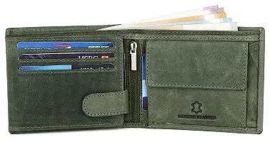 WildHorn Green Hunter Leather Men's Wallet  Pen Combo Set (699700)-thumb2