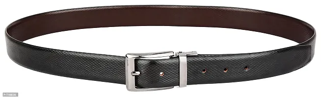 WILDHORN Reversible Formal Leather Belt for Men | Color- Black  Brown | 48 inches length || Waist upto 44 inches I-thumb3