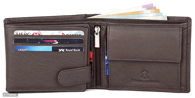 WILDHORN Formal Reversible Leather Belt Wallet Combo for Men I Gift Hamper I Gifts for Men (Free Size, (iii) Reversible Belt Brown Wallet)-thumb3