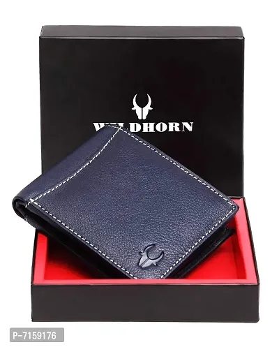 WildHorn Blue Men's Wallet (New Blue Nappa)-thumb2