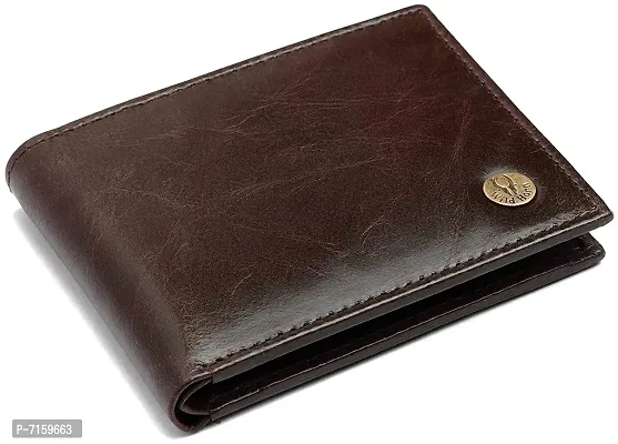 WILDHORN Wildhorn India Brown Leather Men's Wallet (WH2050)-thumb0