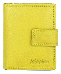 Carolina Ladies Leather Wallet Combo (Yellow)-thumb1