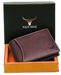 NAPA HIDE Brown Leather Mens Wallet (NPH)-thumb1