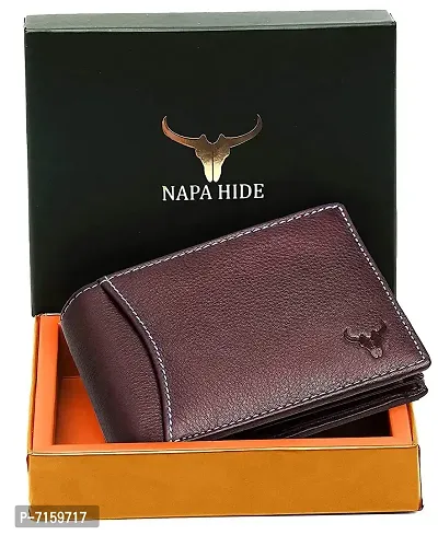 NAPA HIDE Brown Leather Mens Wallet (NPH)-thumb2