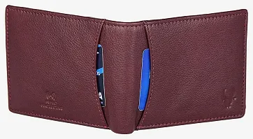 WILDHORN Leather Belt Wallet Combo for Men | Leather Gift Hamper I Gifts for Men (Free Size, Maroon 2)-thumb3