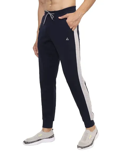 AVOLT Cotton Track Pants for Men I Slim Fit Athletic Running Workout Pants