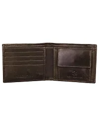 WILDHORN Men's Classic Leather Wallet and Belt Combo (Brown)-thumb3