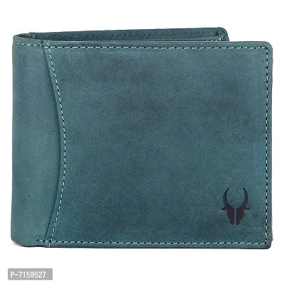 WildHorn Wildhorn India Blue Leather Men's Men's Wallet(RAKHIGIFT150)-thumb3