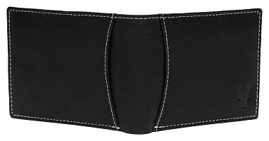 WILDHORN Men's Leather Wallet and Belt Combo ( Black)-thumb4