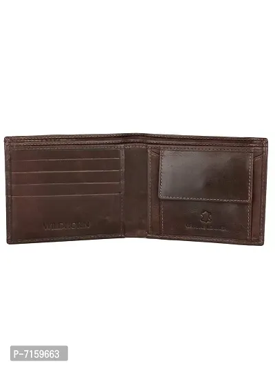 WILDHORN Wildhorn India Brown Leather Men's Wallet (WH2050)-thumb4