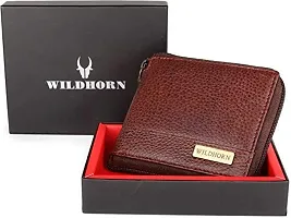 WILDHORN Brown Leather Men's Wallet (1955)-thumb1