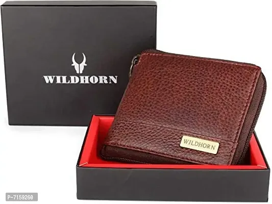 WILDHORN Brown Leather Men's Wallet (1955)-thumb2