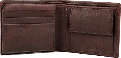 WILDHORN Classic Brown Leather Wallet Belt Combo I Gift Hamper for Men-thumb3