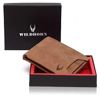 WILDHORN  Men's RFID Protected Leather Wallet (Tan Hunter)-thumb1