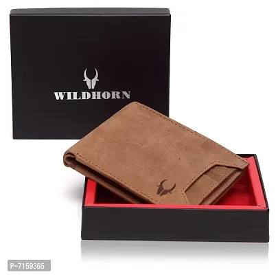 WILDHORN  Men's RFID Protected Leather Wallet (Tan Hunter)-thumb2