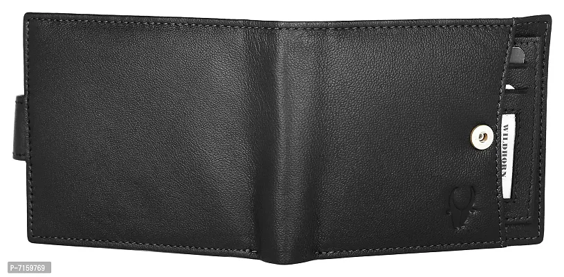 WILDHORN Leather Belt Wallet Combo for Men | Leather Gift Hamper I Gifts for Men (Free Size, Black)-thumb4