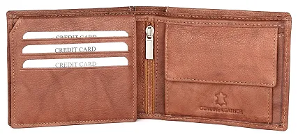 WILDHORN Brown Leather Men's Wallet (WH2064)-thumb3