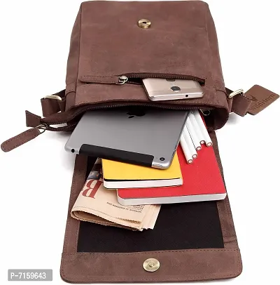 Leather Laptop Sling Body Bag for Men-thumb4