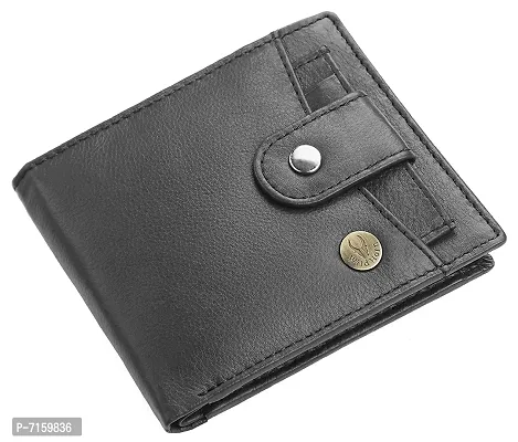 WILDHORN Leather Wallet for Men (Jade Black)