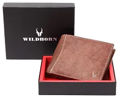 WILDHORN Brown Leather Men's Wallet (WH2064)-thumb1