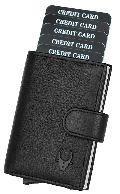WILDHORN Leather Unisex RFID Card Holder (WHCRD001)