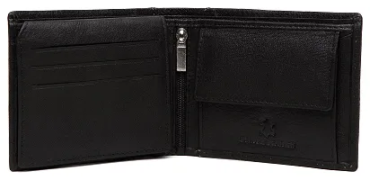 Oliver Black Leather Belt  Wallet Combo for Men (Black)-thumb2