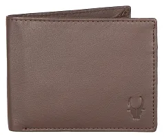 WildHorn RFID Protected Leather Men's Wallet (Brown)-thumb1