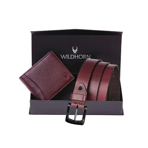 WILDHORN Leather Belt for Men | Free Size | Adjustable I 48 inches length || Waist upto 44 inches I