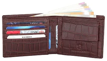 WILDHORN Brown RFID Protected Leather Men's Wallet-thumb2