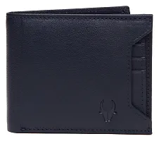 WILDHORN Oliver Blue Leather Wallet for Mens-thumb1