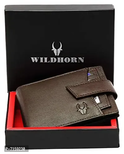 WILDHORN Brown Leather Wallet for Men-thumb2