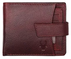 WILDHORN Leather Belt Wallet Combo for Men | Leather Gift Hamper I Gifts for Men (Free Size, Maroon)-thumb1