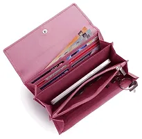 WILDHORN Ladies Leather Wallet (Pink)-thumb2