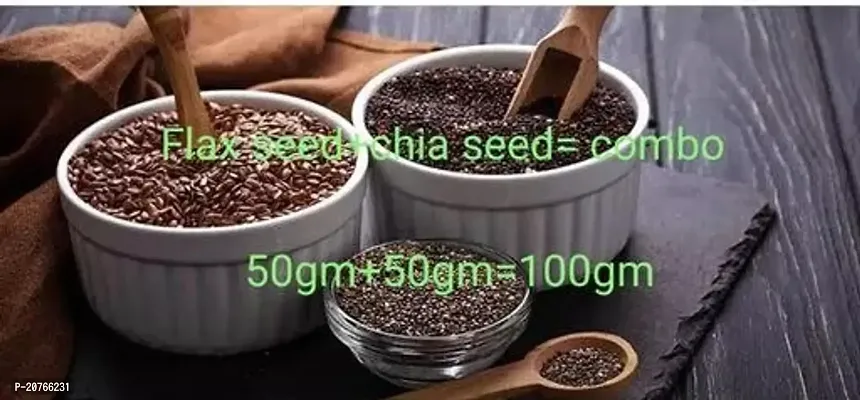 Flax Seeds And Chia Seeds