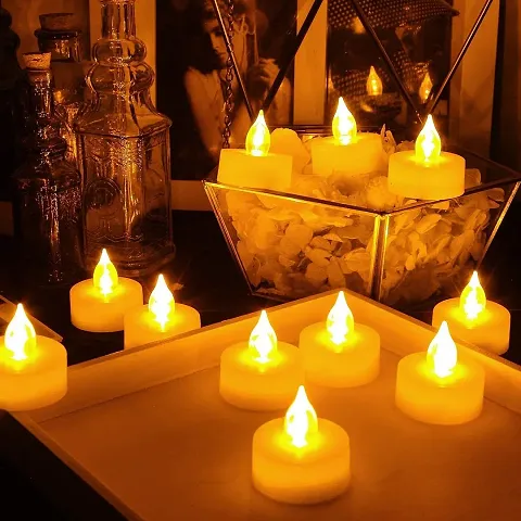 LED Diya and Candles