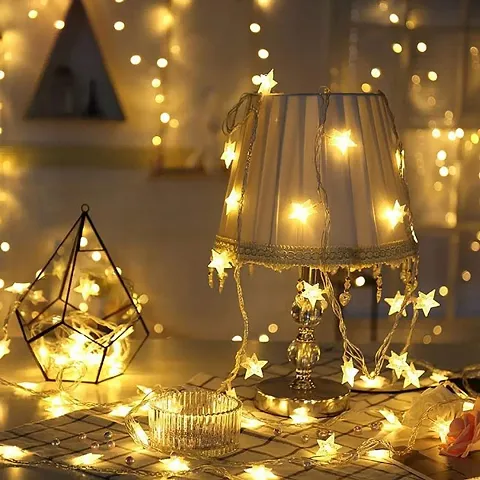 MIRADH Outdoor String Lights, 5M 20 LED Warm White Waterproof Ball Lights, Starry Fairy Lights,Diwali Light, Diwali Lighting for Home Decoration, Decoration Light, Battery Powered (Warm-White)