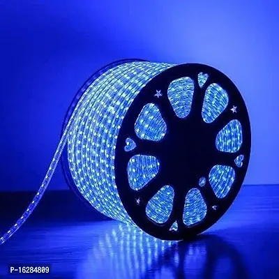 X Pulse Rope(Strip) Light with Adapter,Waterproof (Diwali Light,Home Decoration,Christmas,Festival Light (5 Meter, Blue)-thumb0