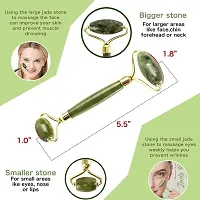 X Pulse Facial Massager Jade Roller  Gua Sha Tool Natural Himalayan Stone for Face Neck Healing Skin Wrinkles  Serum Application-thumb2