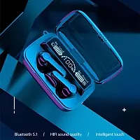 X Pulse M19 Bluetooth 5.1 Wireless Earbuds Touch Waterproof IP7X LED Digital Display Bluetooth Headset  (Black, True Wireless)-thumb2