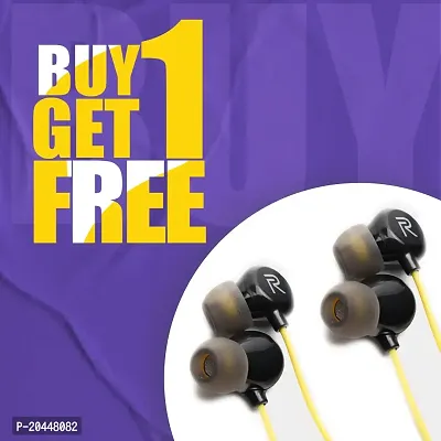 X Pulse in Ear Wired Earphones with Mic Wired Headset. Pack of 2-thumb0