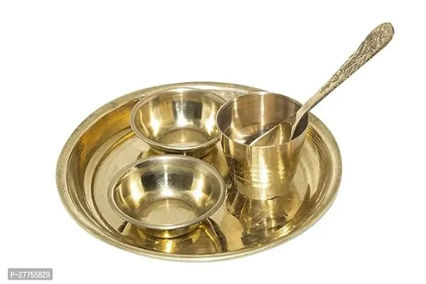 Brass Bhog Set || Laddo Gopal Bhog Thali || Set Of 1Ps-thumb0