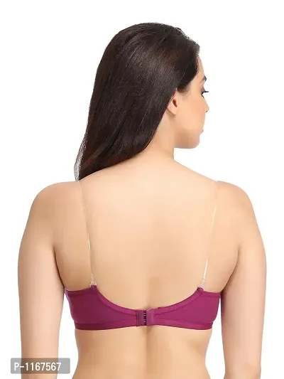 Cotton Non-Padded Non-Wired Bra with Detachable Straps-thumb3