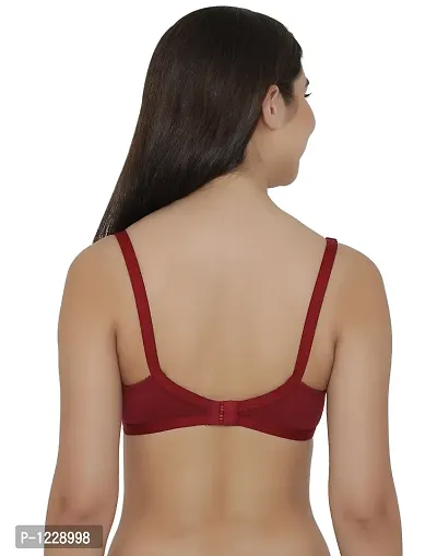 Pack of 2 Full Coverage Non Padded Wirefree Full Cup Bra's-thumb5